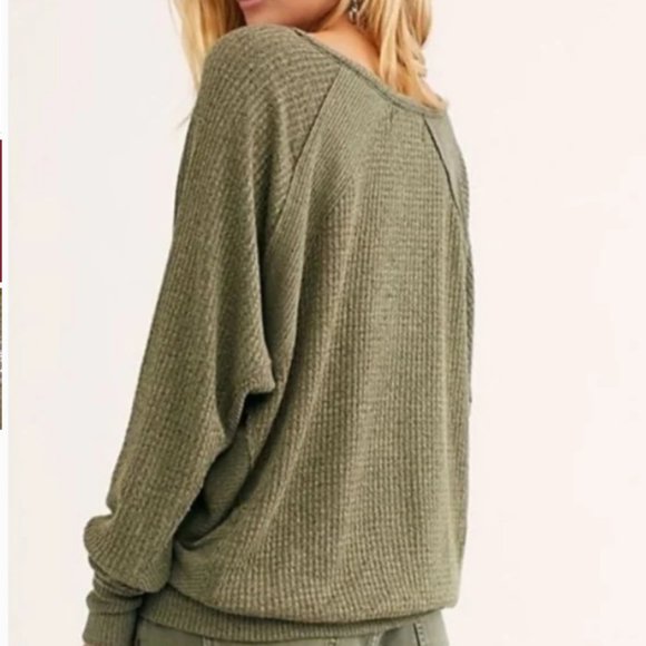 NWT Free People Santa Clara Thermal / Ferngully - Picture 3 of 4